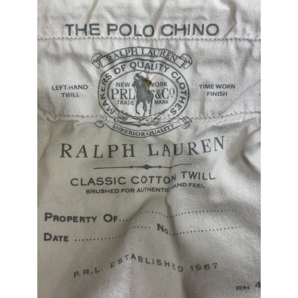 Polo Ralph Lauren The Polo Chino Pants Mens 32x30 Salmon Pink Stretch Straight‎